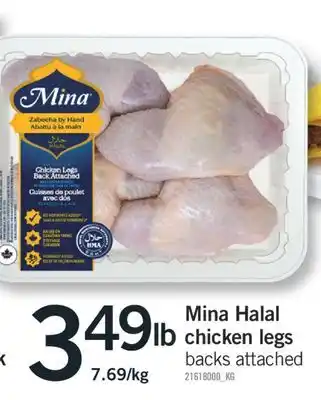 Fortinos Mina Halal chicken legs offer