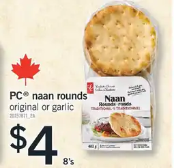 Fortinos PC NAAN ROUNDS, 8'S offer