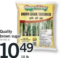 Fortinos QUALITY BROWN SUGAR, 10 LB offer