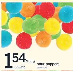 Fortinos SOUR POPPERS offer