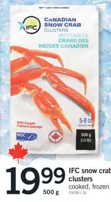 Fortinos IFC SNOW CRAB CLUSTERS, 500 G offer