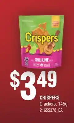 Fortinos CRISPERS CRACKERS, 145g offer