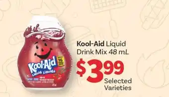 Fortinos KOOL-AID LIQUID DRINK MIX, 48 ML offer