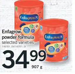 Fortinos Enfagrow powder formula offer