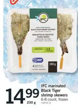 Fortinos IFC MARINATED BLACK TIGER SHRIMP SKEWERS, 230 G offer