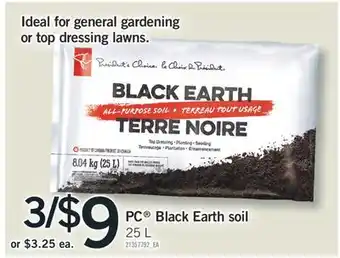 Fortinos PC BLACK EARTH SOIL, 25 L offer