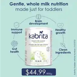 Fortinos KABRITA TODDLER offer