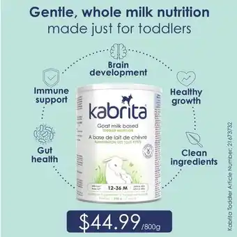 Fortinos KABRITA TODDLER offer