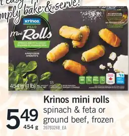 Fortinos KRINOS MINI ROLLS, 454G offer