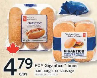 Fortinos PC GIGANTICO BUNS, 6/8's offer