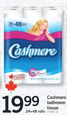 Fortinos CASHMERE BATHROOM TISSUE offer