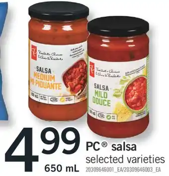 Fortinos PC SALSA, 650 mL offer