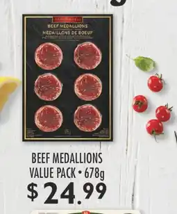 Fortinos BEEF MEDALLIONS, 678G offer