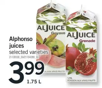 Fortinos ALPHONSO JUICES, 1.75 L offer