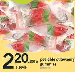 Fortinos PEELABLE STRAWBERRY GUMMIES offer