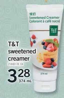 Fortinos T&T SWEETENED CREAMER, 374ML offer