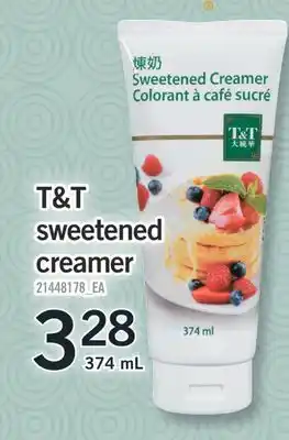 Fortinos T&T SWEETENED CREAMER, 374ML offer