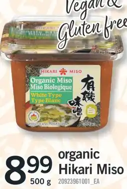 Fortinos ORGANIC HIKARI MISO, 500G offer