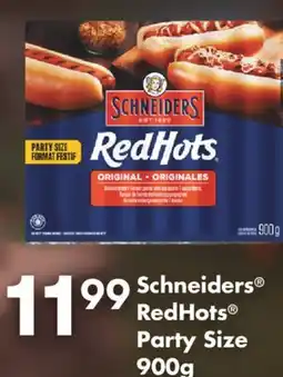 Fortinos SCHNEIDERS REDHOTS PARTY SIZE, 900G offer