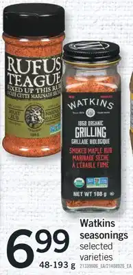 Fortinos WATKINS SEASONINGS, 48-193 G offer