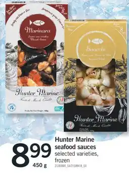 Fortinos HUNTER MARINE SEAFOOD SAUCES, 450 G offer