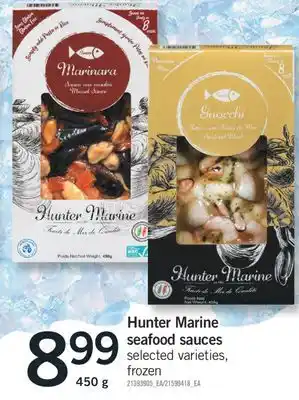 Fortinos HUNTER MARINE SEAFOOD SAUCES, 450 G offer