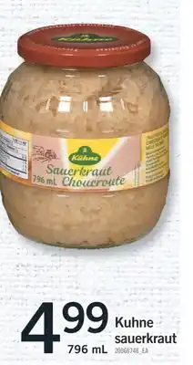 Fortinos KUHNE SAUERKRAUT, 796 ML offer