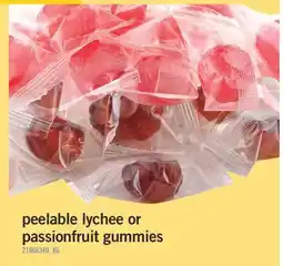 Fortinos PEELABLE LYCHEE OR PASSIONFRUIT GUMMIES offer