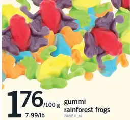 Fortinos GUMMI RAINFOREST FROGS offer