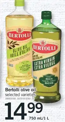 Fortinos BERTOLLI OLIVE OIL, 750 mL/1 L offer