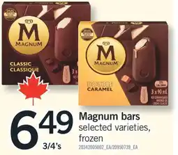 Fortinos MAGNUM BARS, 3/4'S offer