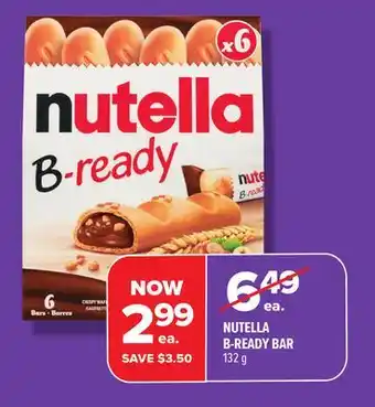 Metro NUTELLA B-READY BAR offer