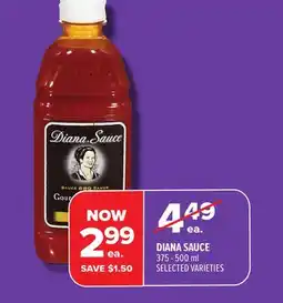 Metro DIANA SAUCE offer