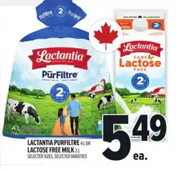 Metro LACTANTIA PURFILTRE offer