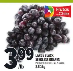 Metro LARGE BLACK SEEDLESS GRAPES offer