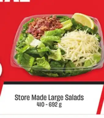 Metro STORE MADE LARGE SALADS offer