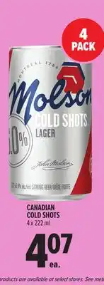 Metro CANADIAN COLD SHOTS offer