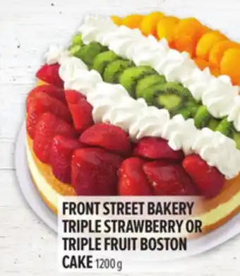 Metro TRIPLE STRAWBERRY OR TRIPLE FRUIT BOSTON CAKE offer
