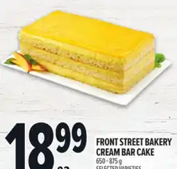 Metro FRONT STREET BAKERY CREAM BAR CAKE offer
