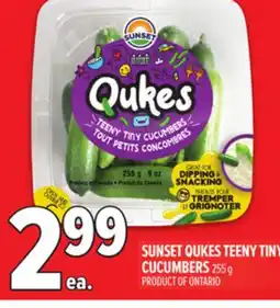 Metro SUNSET QUKES TEENY TINY CUCUMBERS offer