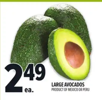 Metro LARGE AVOCADOS offer