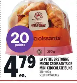 Metro LA PETITE BRETONNE MICRO CROISSANTS OR MINI CHOCOLATE BUNS offer