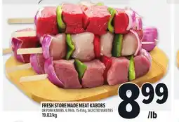 Metro FRESH STORE MADE MEAT KABOBS OR PORK KABOBS offer