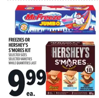 Metro FREEZIES OR HERSHEY'S S'MORES KIT offer