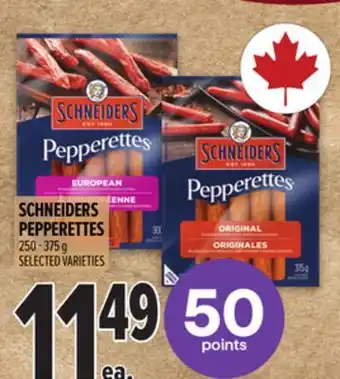 Metro SCHNEIDERS PEPPERETTES offer