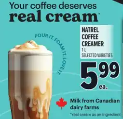 Metro NATREL COFFEE CREAMER offer