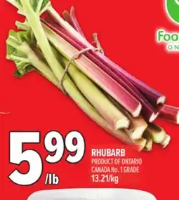 Metro RHUBARB offer