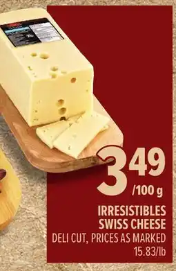 Metro IRRESISTIBLES SWISS CHEESE offer