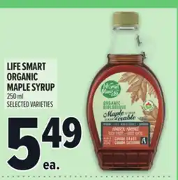 Metro LIFE SMART ORGANIC MAPLE SYRUP offer