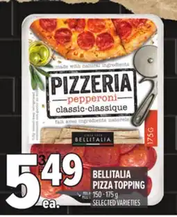 Metro BELLITALIA PIZZA TOPPING offer